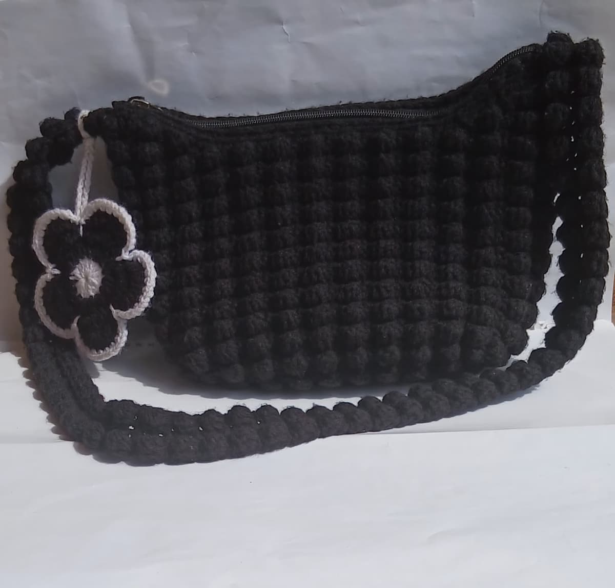 Popcorn Crochet Bag