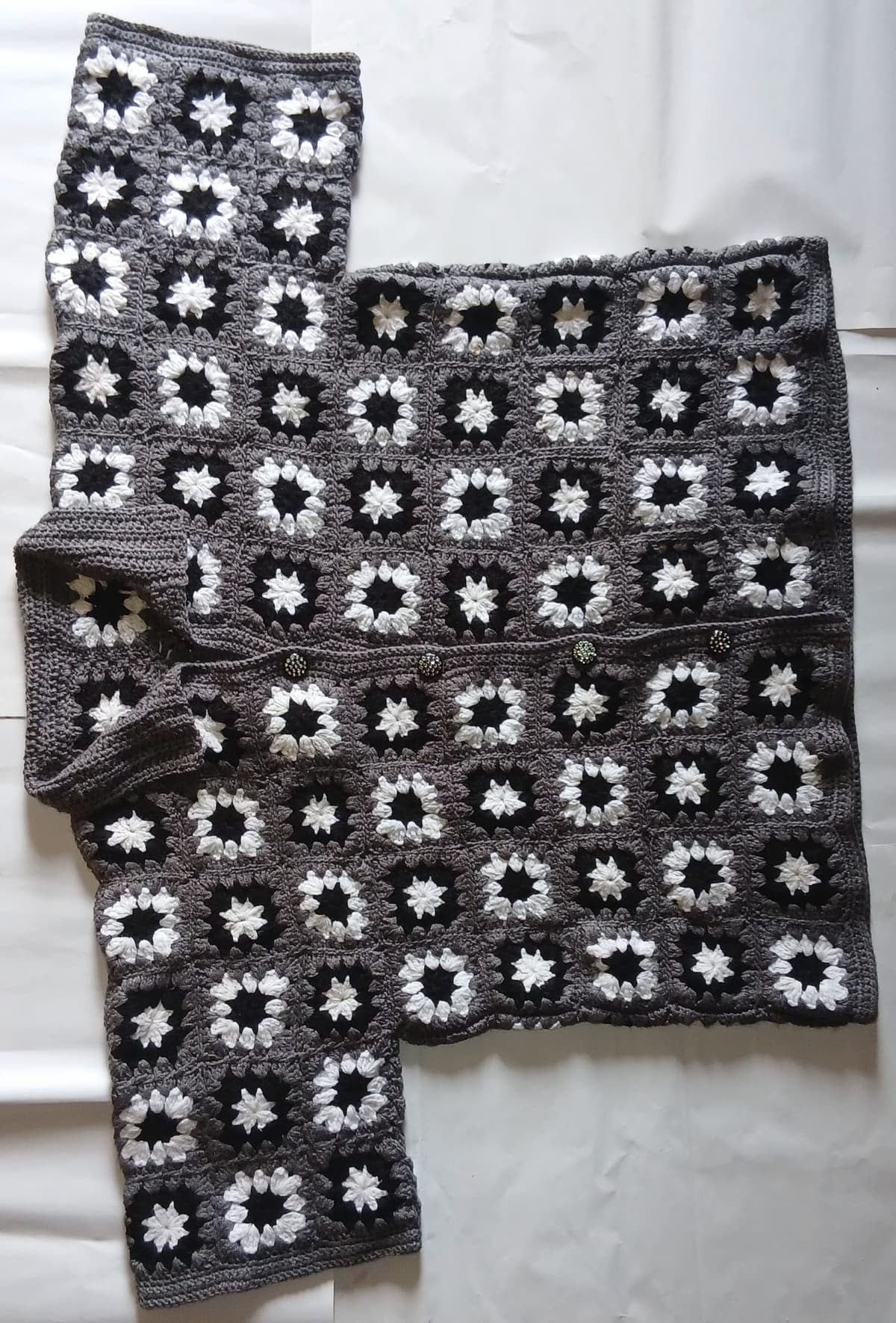 Granny Square Crochet Shirt